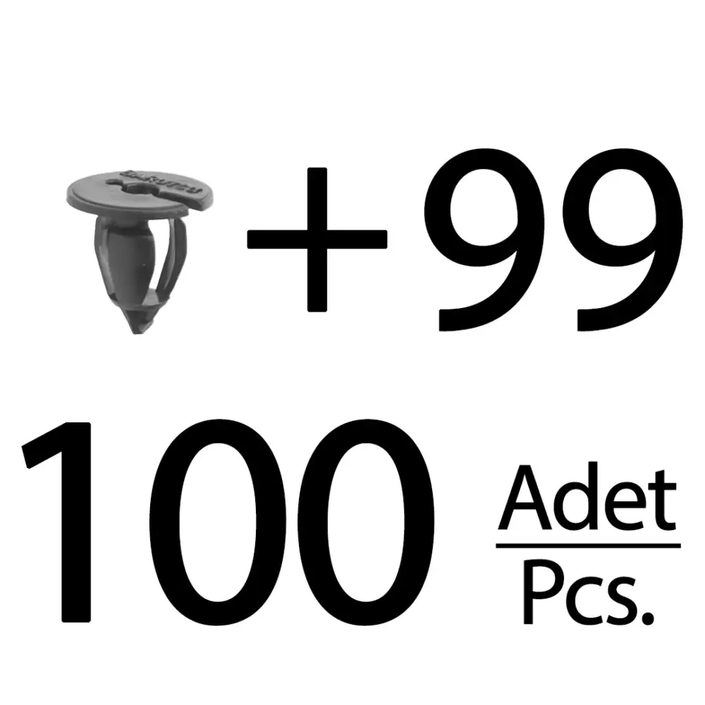 Clip di Rivestimento 100 Pezzi per Opel e Renault