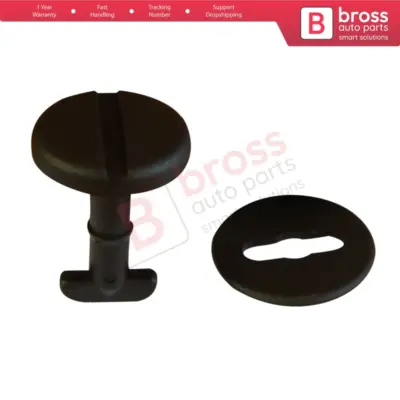 Clip e Rondella Fissaggio Tappetini Nera 10 Pezzi per BMW E83 E90 E91 E92 E93