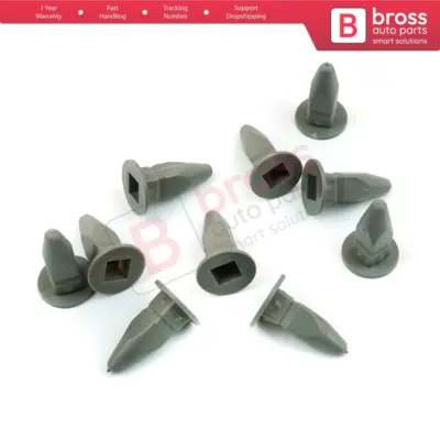 Clip Fermatarga Grigie 10 Pezzi per Volkswagen VW 357868143