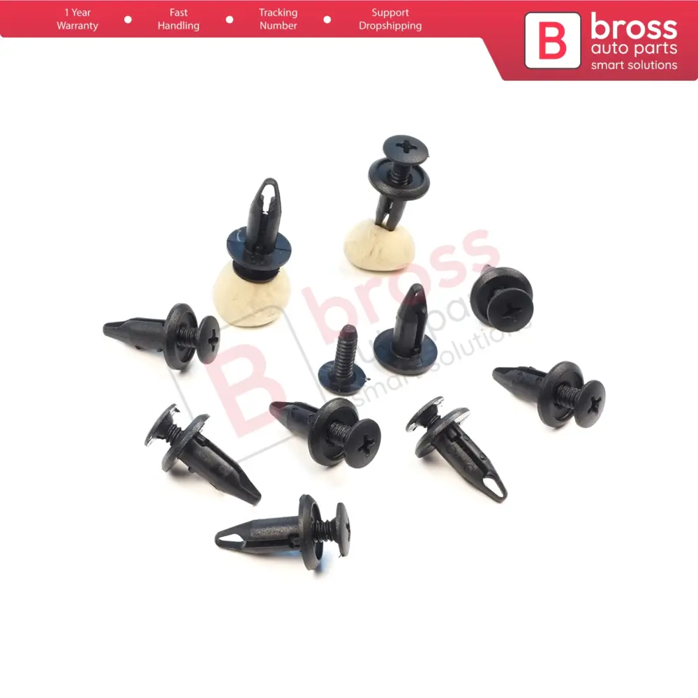 Clip Fissaggio a Pressione 10 Pezzi per Ford Focus Mondeo Transit Ka Connect