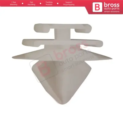 Clip Fissaggio Bianca 10 Pezzi per Citroën Peugeot Renault Paraurti