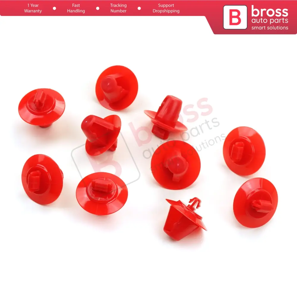 Clip Fissaggio Calotta Specchietto Laterale 10 Pezzi per Renault Laguna Fluence