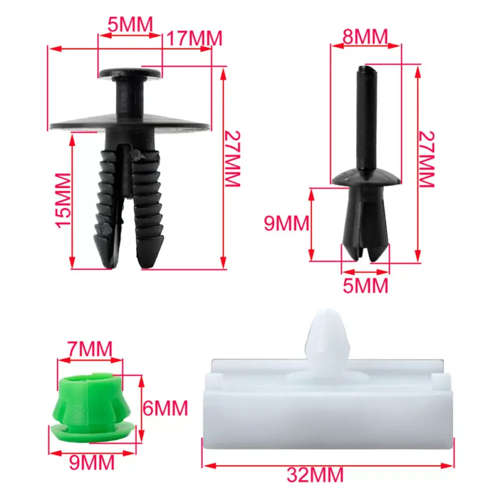 Clip Fissaggio Minigonne Laterali per BMW E36 E39 E46 E90 E91