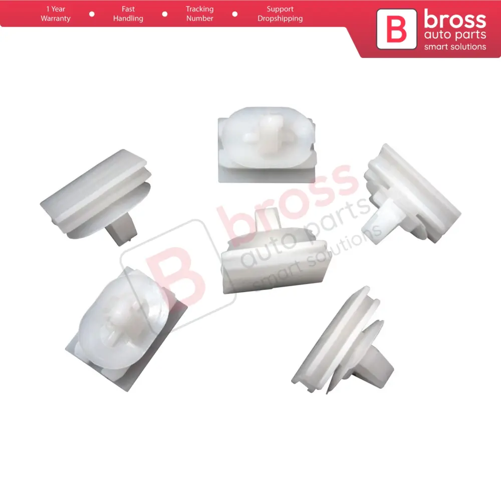 Clip Fissaggio Modanatura 10 Pezzi per Renault Kangoo Clio 7703067448