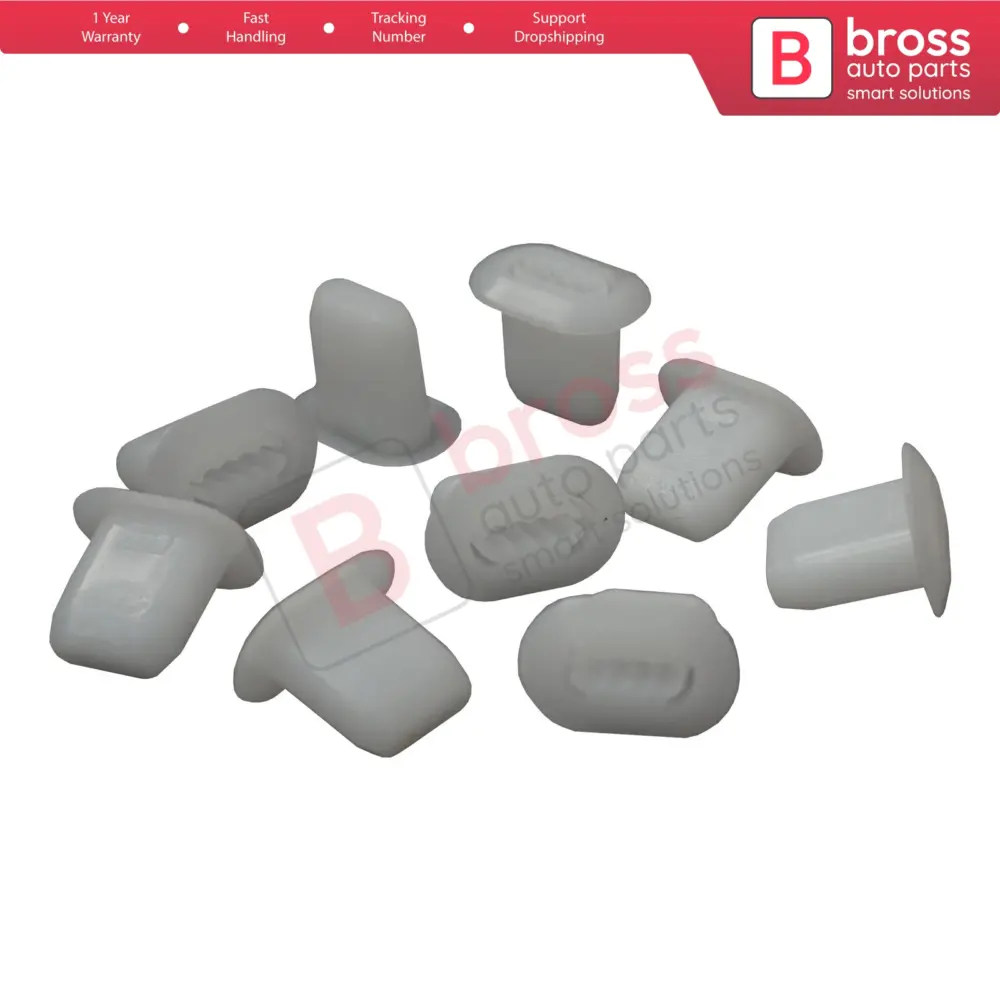 Clip Fissaggio Modanatura Laterale 10 Pezzi per Renault Megane Kangoo Clio