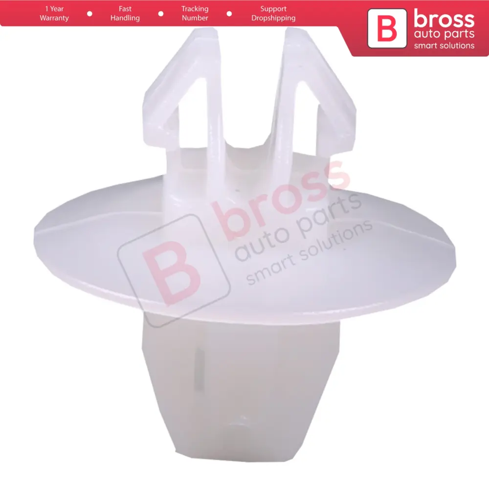 Clip Fissaggio Modanatura Laterale Bianca 10 Pezzi per Suzuki 77553 65D10