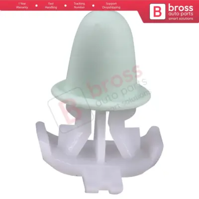 Clip Fissaggio Modanatura Laterale Bianca 10 Pezzi per VW Passat 3B (1996-2005)