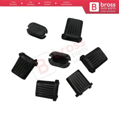 Clip Fissaggio Modanatura Laterale Nero 10 Pezzi per Renault Megane Kangoo Clio