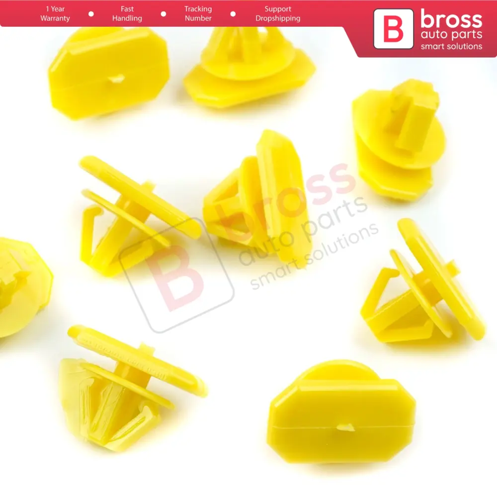 Clip Fissaggio Modanatura Paraurti 10 Pezzi per Ford Connect
