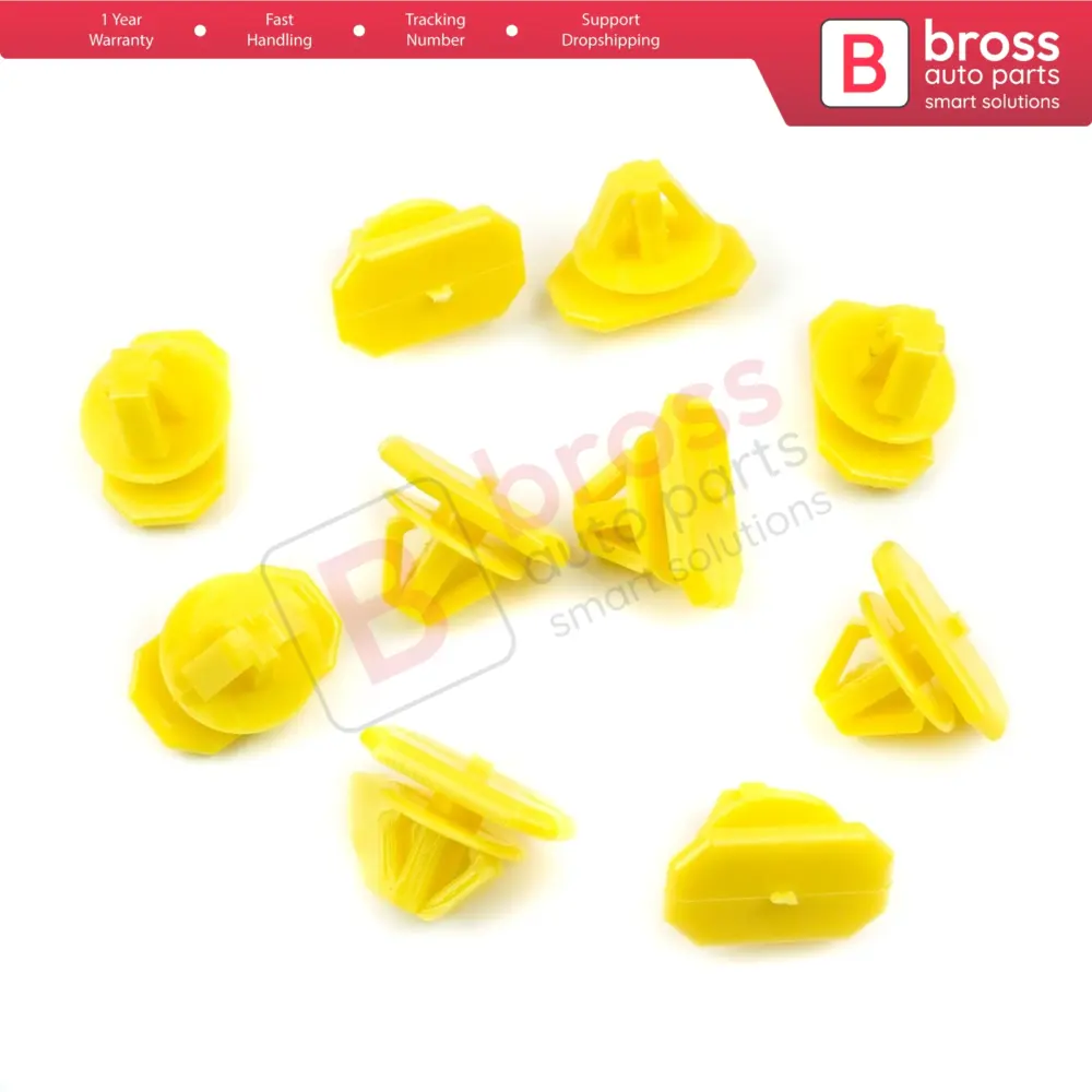 Clip Fissaggio Modanatura Paraurti 10 Pezzi per Ford Connect