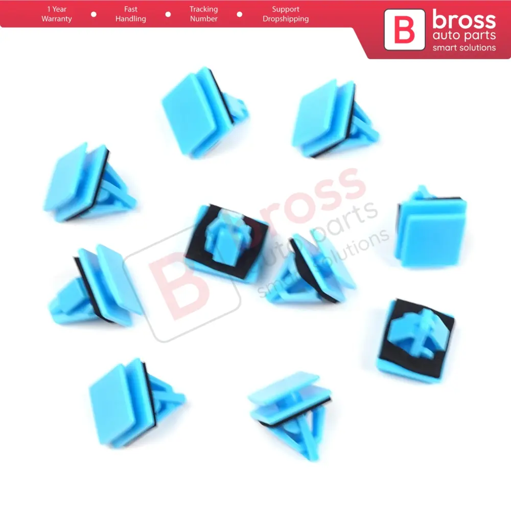 Clip Fissaggio Modanature Laterali 10 Pezzi per Kia 87758 3l000
