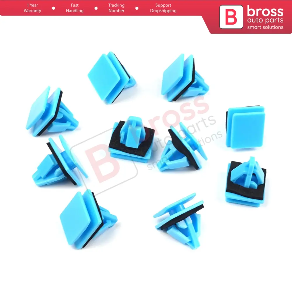 Clip Fissaggio Modanature Laterali 10 Pezzi per Kia 87758 3l000