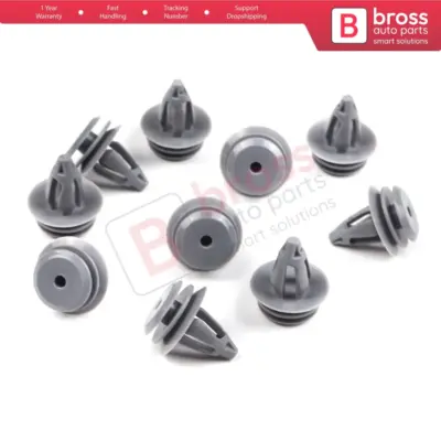 Clip Fissaggio Pannello Porta Grigie 10 Pezzi per BMW E46 E60