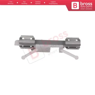 Clip Fissaggio Parabrezza Nylon Bianco 49,2x8,8 mm 10 Pezzi per BMW