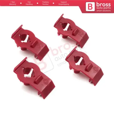 Clip Fissaggio Vetri 4 Pezzi per BMW E46