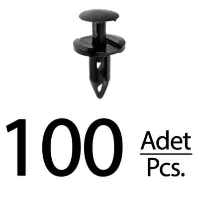 Clip Griglia Paraurti per Audi Volkswagen Ford Renault - 100 Pezzi