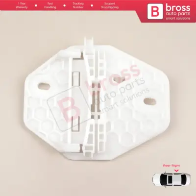 Clip Guida Alzacristallo Posteriore Destro per Renault Clio MK2 Bb Cb Thalia
