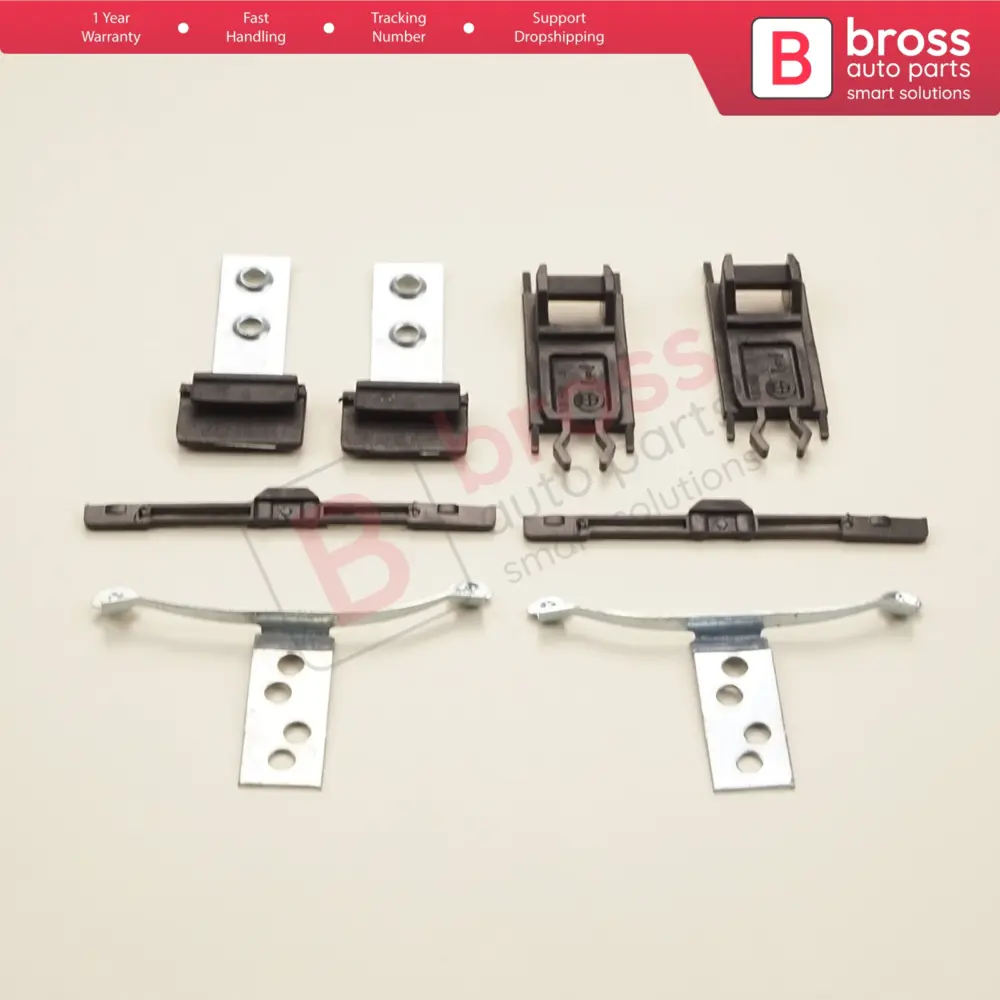Clip Guida Binario Tendalino Tetto Apribile 8 Pezzi per BMW Serie 3 E46