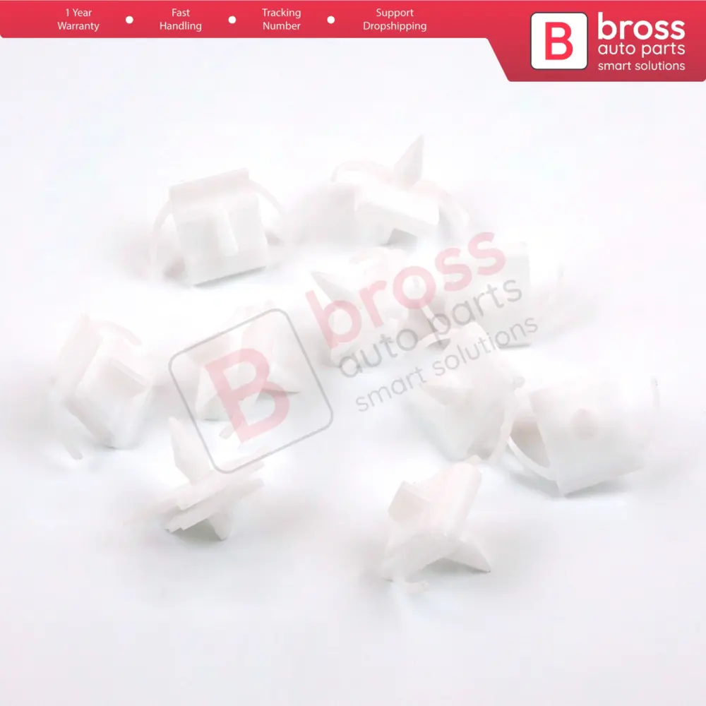 Clip Minigonne Laterali 10 Pezzi per BMW E30 E34 M5 51711959929