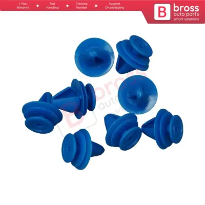 Clip Pannello Porta Blu 10 Pezzi per Renault Peugeot Citroën