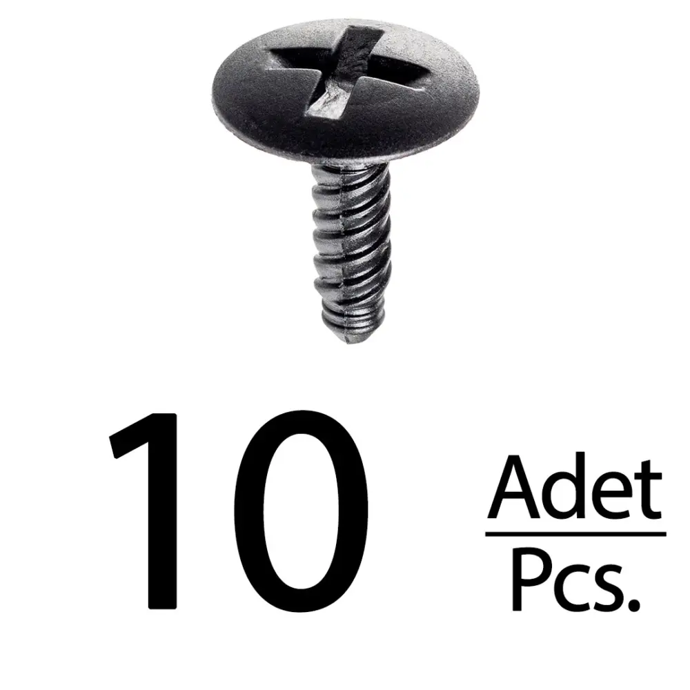Clip Paraurti Anteriore per Volkswagen Transporter - 10 Pezzi
