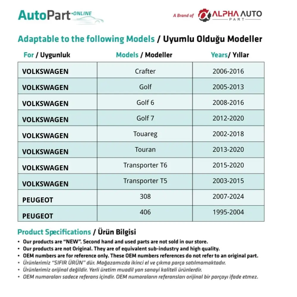 Clip Paraurti Lungo - 50 Pezzi per Audi e Volkswagen