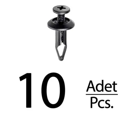 Clip per Griglia Paraurti per Seat Ibiza, Leon e Volkswagen Touareg - 10 Pezzi