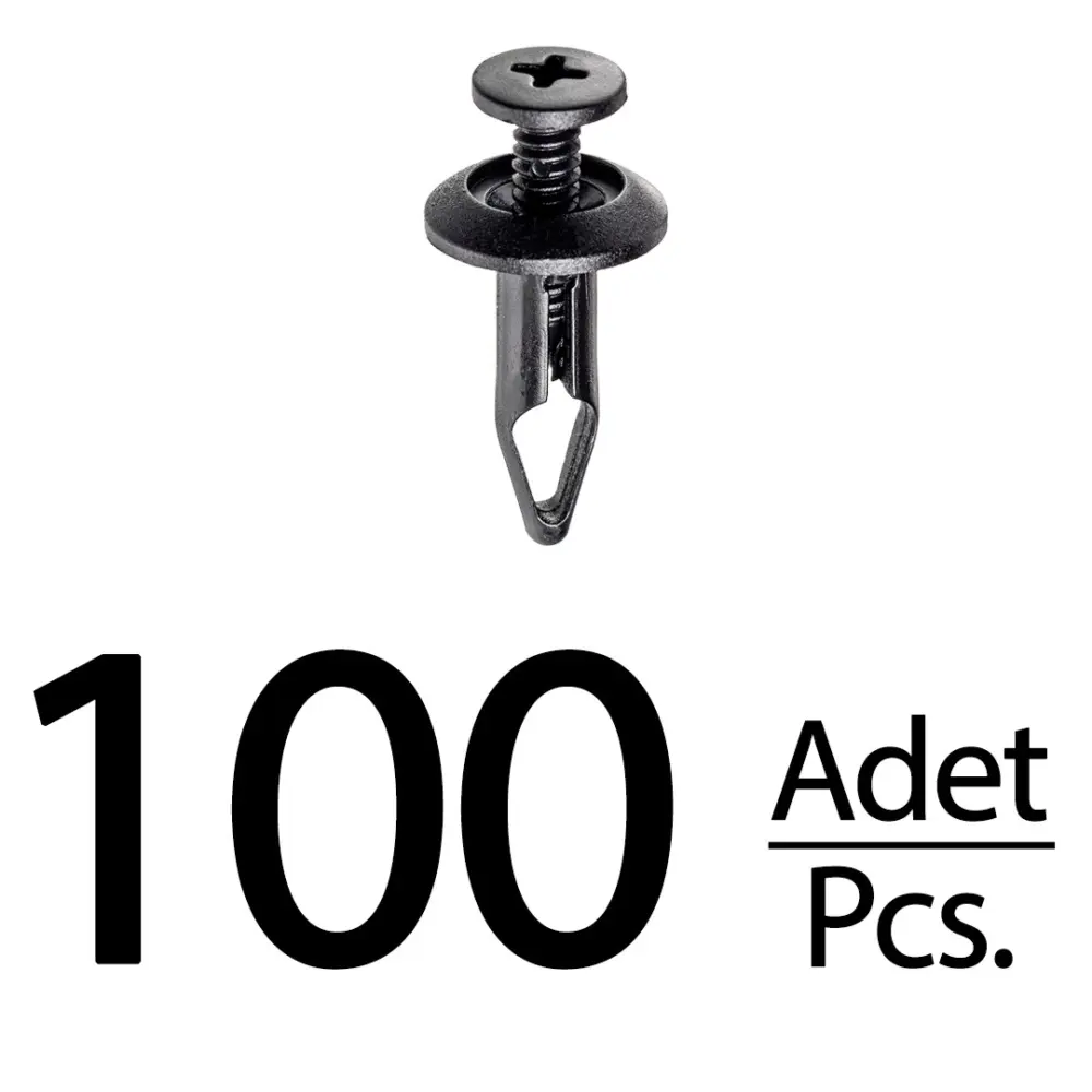 Clip per Griglia Paraurti per Seat Ibiza, Leon, Volkswagen Touareg - 100 Pezzi