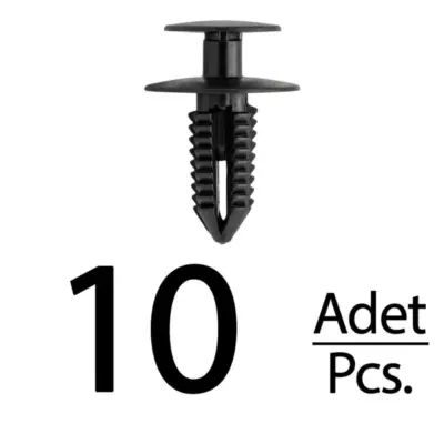 Clip per Tappeto Bagagliaio - 10 Pezzi per Mercedes Classe E W124 Classe S W126