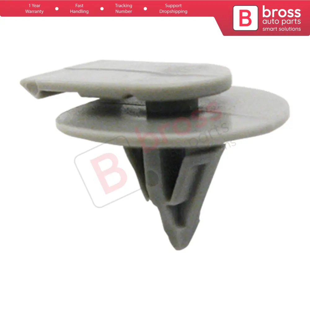Clip Plastica Fissaggio Passaruota Grigie 10 Pezzi per Mini Cooper