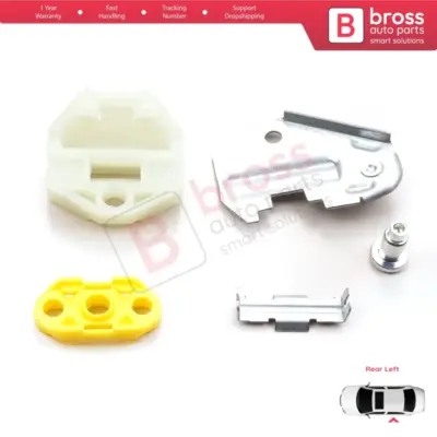 Clip Regolatore Finestra Metallo Posteriore Sinistro per Opel Vectra B Mercedes