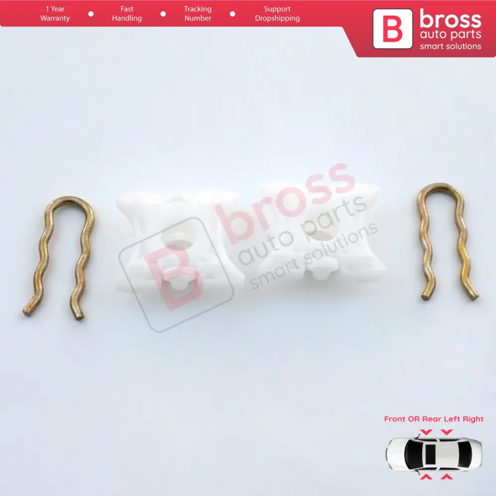 Clip Scorrimento Alzacristallo per BMW E32 E34 E36 E92 E93 Z3 Z4
