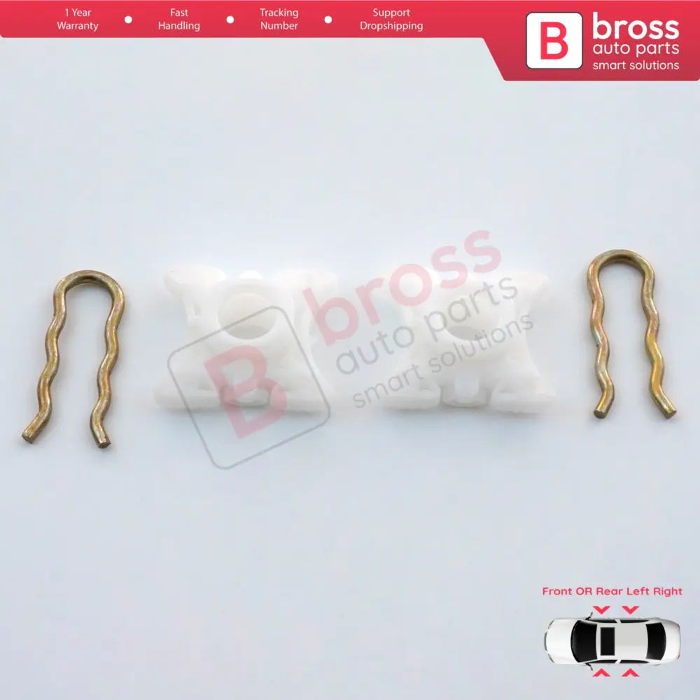 Clip Scorrimento Alzacristallo per BMW E32 E34 E36 E92 E93 Z3 Z4