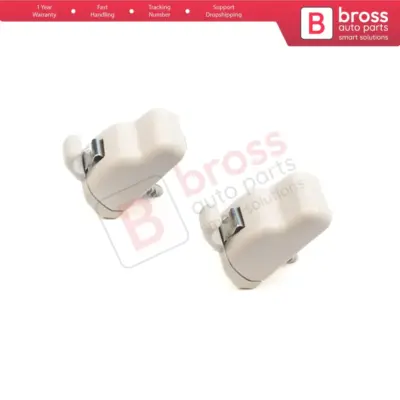 Clip Supporto Parasole Grigio 2 Pezzi per Fiat Tipo 356 Egea 2015>