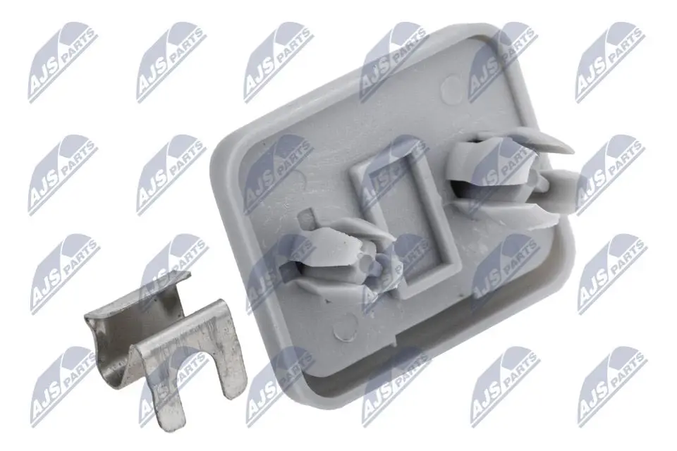 Clip Visiera Parasole Grigia per Audi A1 2011- Q2 2016- Q3 2012- Tt 2007- Seat