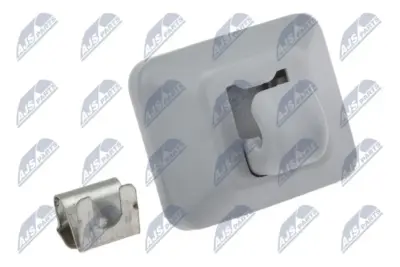 Clip Visiera Parasole Grigia per Audi A1 2011- Q2 2016- Q3 2012- Tt 2007- Seat