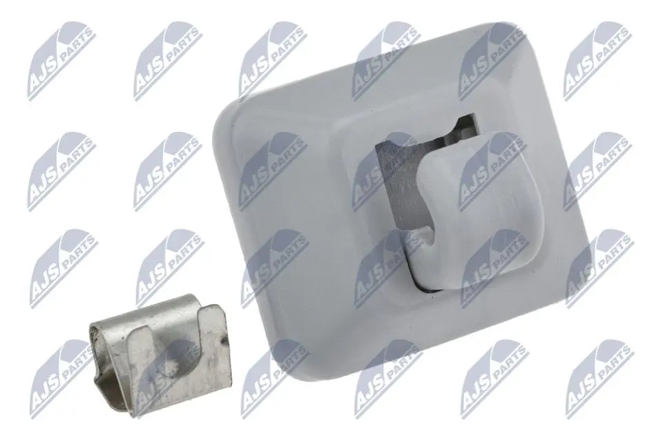 Clip Visiera Parasole Grigia per Audi A1 2011- Q2 2016- Q3 2012- Tt 2007- Seat
