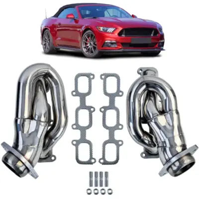 Collettore Ventola Acciaio Inox Lucidato per Ford Mustang 3.7 V6 D2C 2011-2015