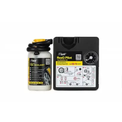 Compressore Aria 12v con Manometro e Sigillante 300ml Universale