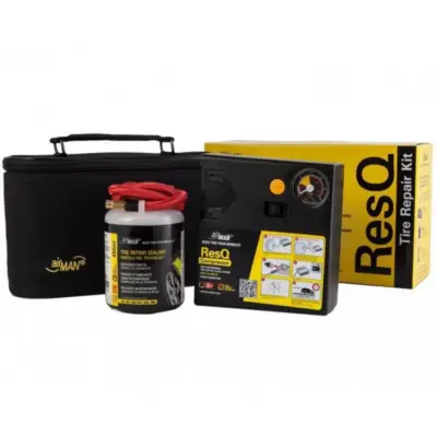Compressore Aria Airman Resq con Manometro e Sigillante 450ml Universale