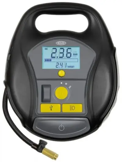 Compressore aria digitale ricaricabile 12V con pompa portatile