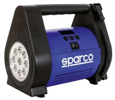 Compressore aria portatile 12V con manometro digitale