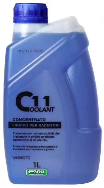 Concentrato liquido antigelo refrigerante blu 1 litro protezione motore