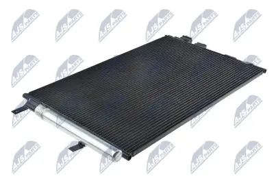 Condensatore Climatizzatore Anteriore con Essiccatore Nero per Alfa Romeo 159