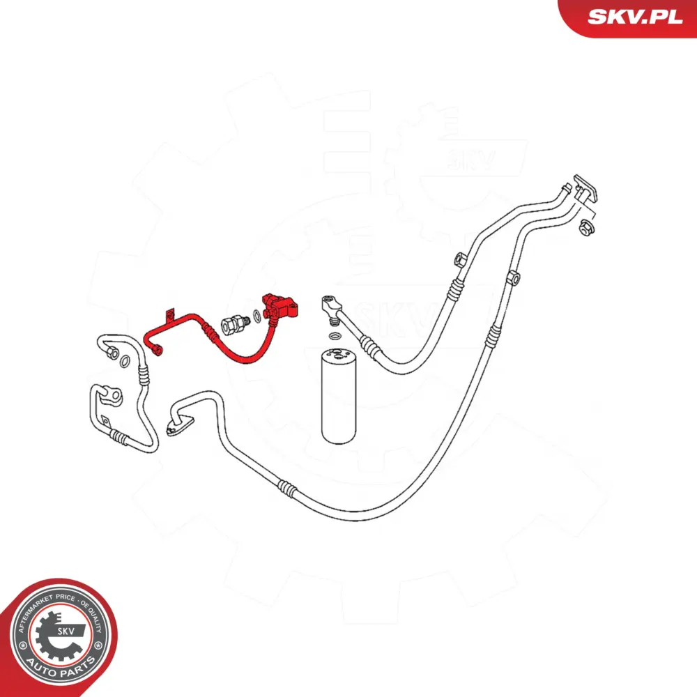 Condotto alta pressione, Climatizzatore per Mercedes Vito Bus (W638) 6388302015
