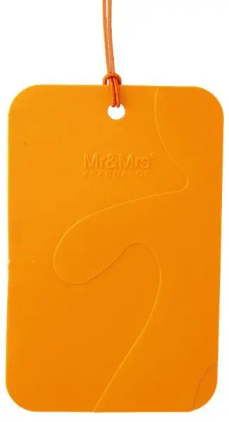 Confezione 12 deodoranti auto tessera arancio profumo energizzante