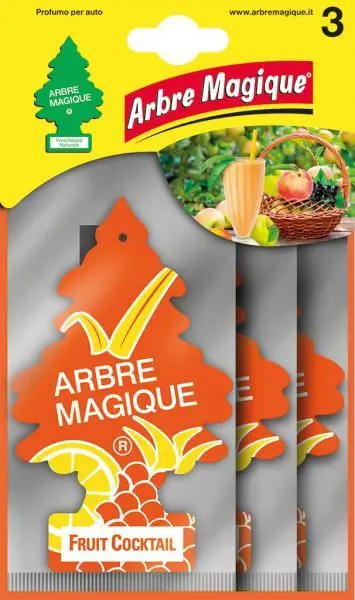 Confezione 24 deodoranti auto fragranza fruttata assortita lunga durata