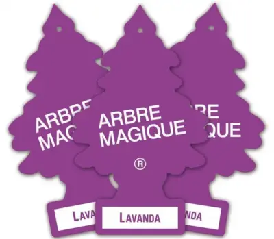 Confezione 24 deodoranti auto lavanda profumatori ambienti veicoli