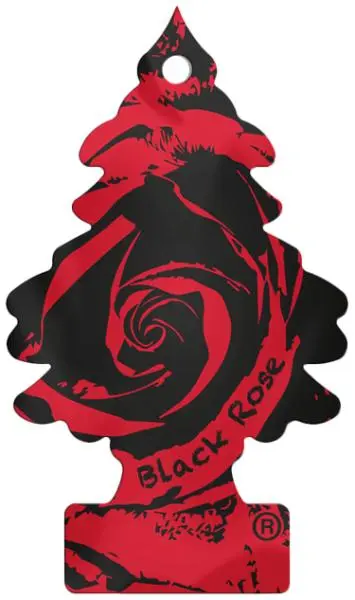 Confezione 24 deodoranti auto profumati rosa nera aria fresca lunga durata