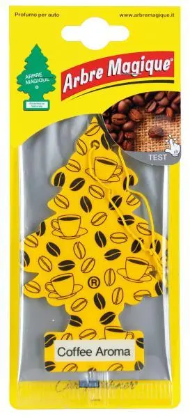 Confezione 24 deodoranti auto profumo caffè aroma persistente